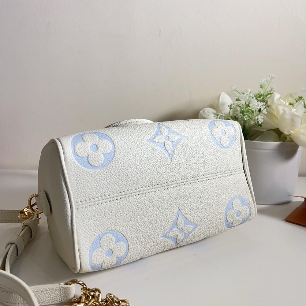 Louis Vuitton Monogram Giant Speedy Bandoulière 20 Blue - Picture 5 of 7